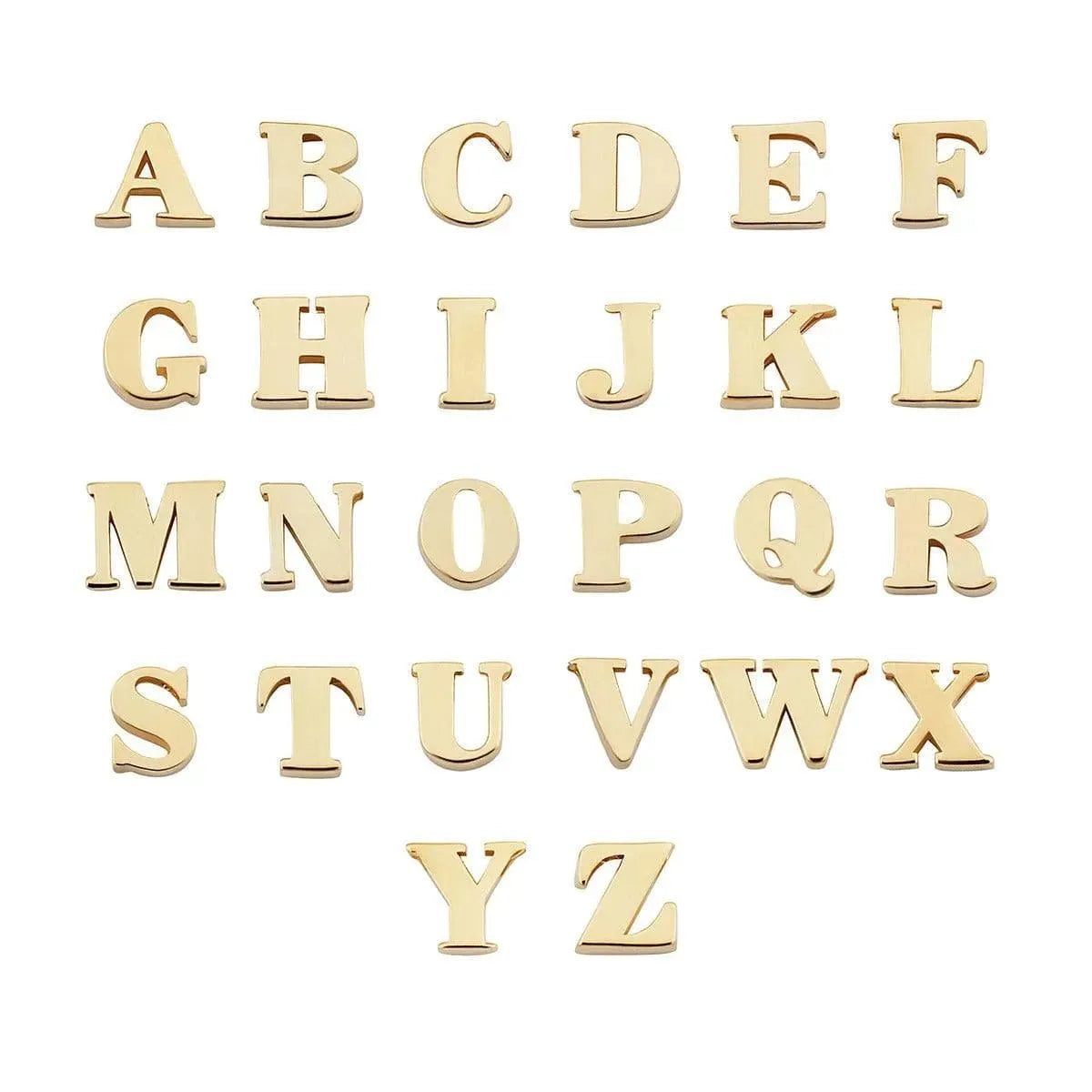 Gold Mini Initial Necklace - With Olivia Grace