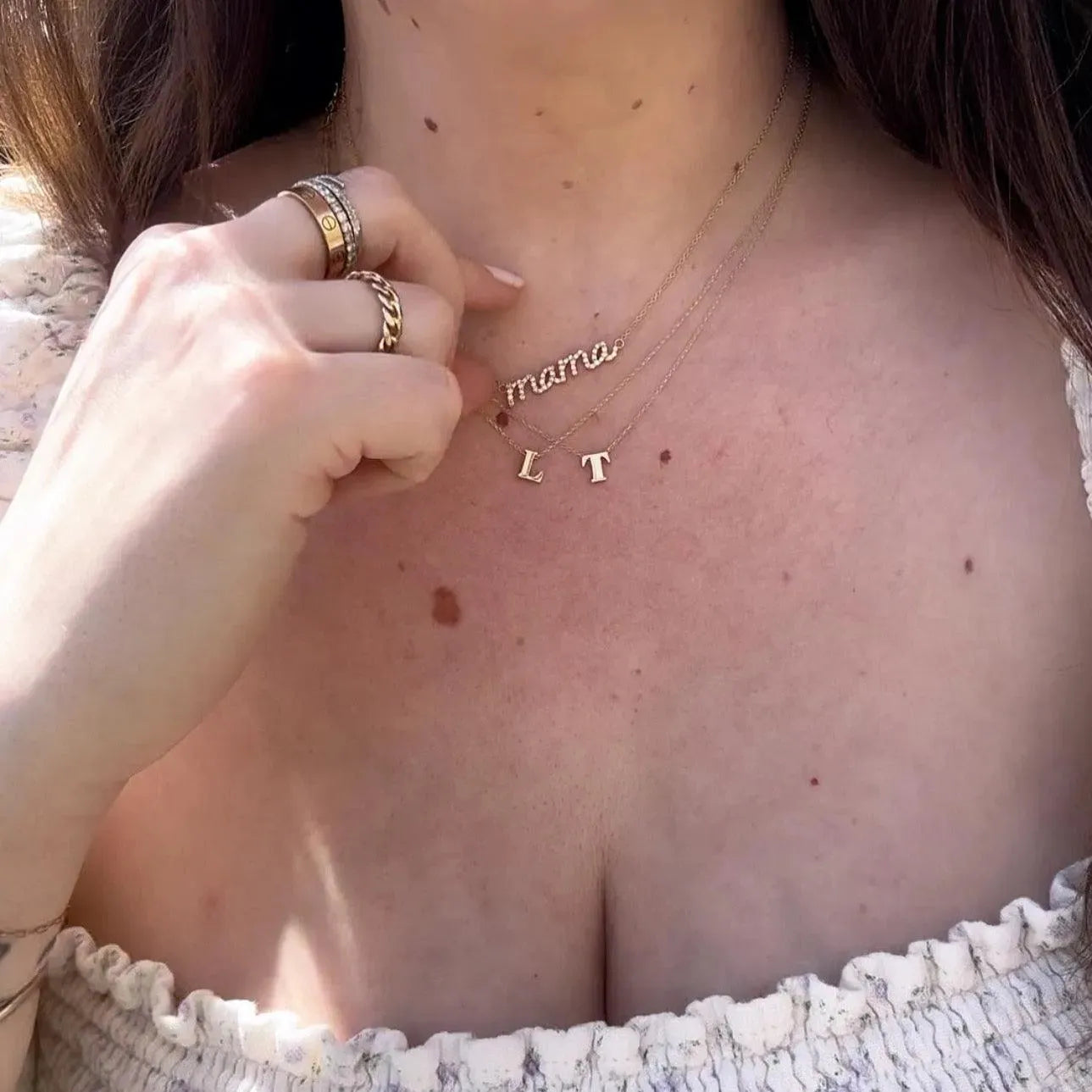 Diamond Mama Necklace - With Olivia Grace