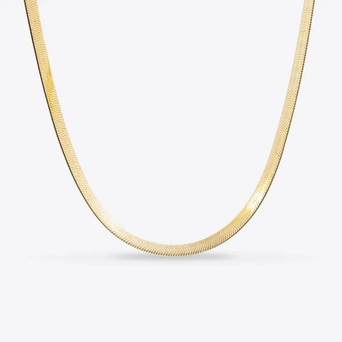 Herringbone Chain Necklace - With Olivia Grace - perfect piece to complement an initial necklace
