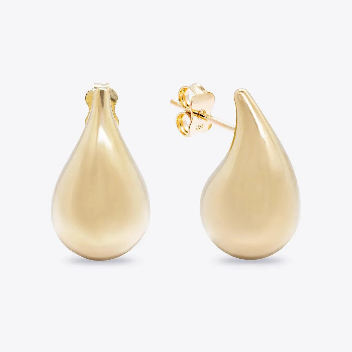 14kt Yellow Gold Rain Drop Earrings - With Olivia Grace