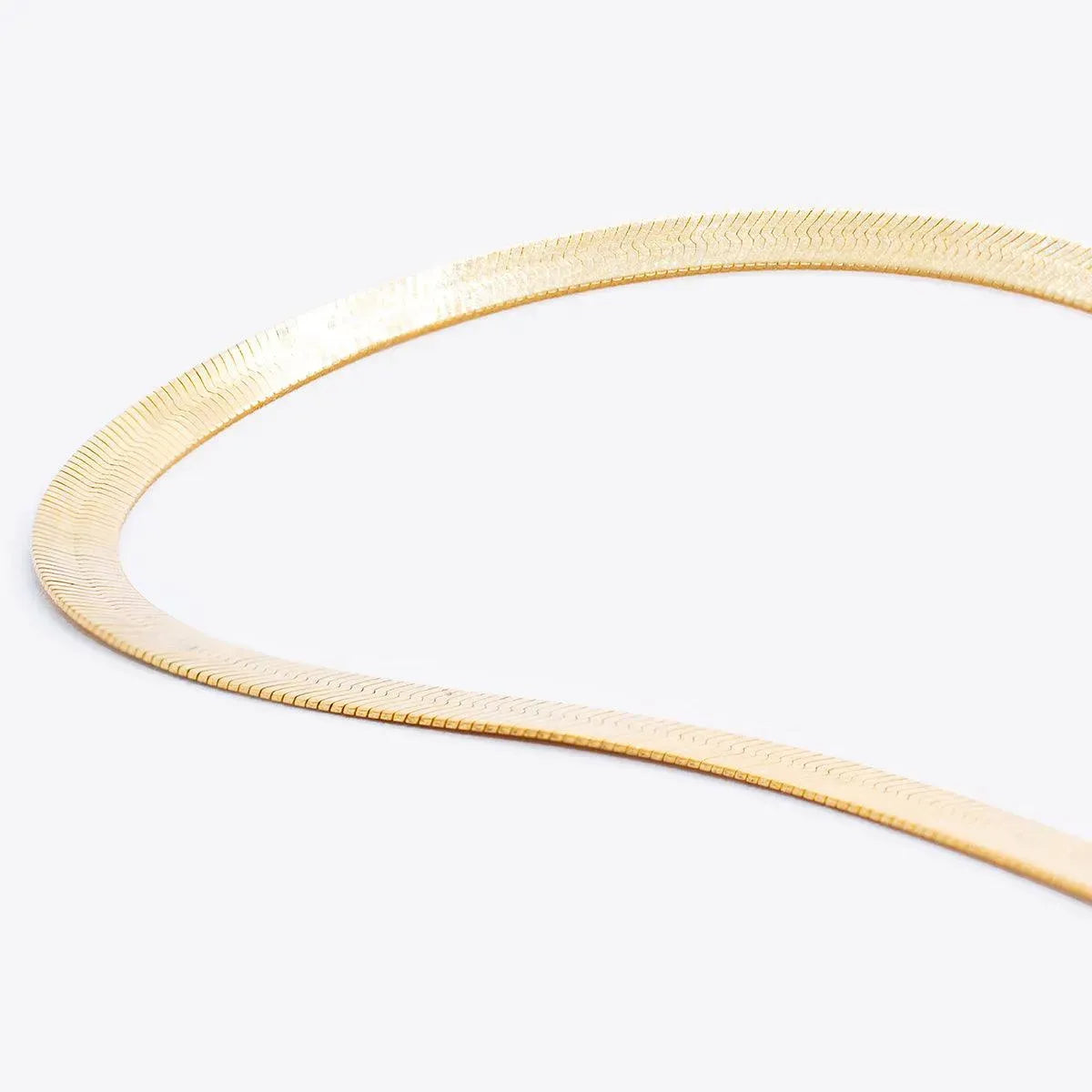 Herringbone Chain Necklace - With Olivia Grace - perfect piece to complement an initial necklace