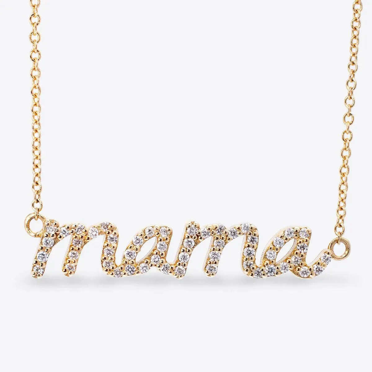 Diamond Mama Necklace - With Olivia Grace