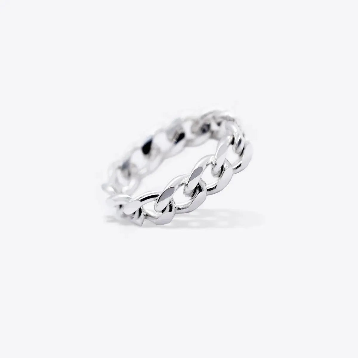Simply Silver- Large Chain Ring - With Olivia Grace