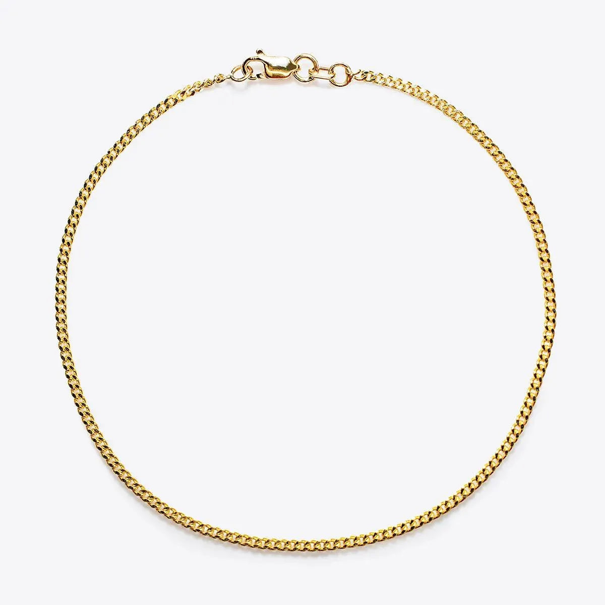 Classic Curb Chain Anklet - With Olivia Grace