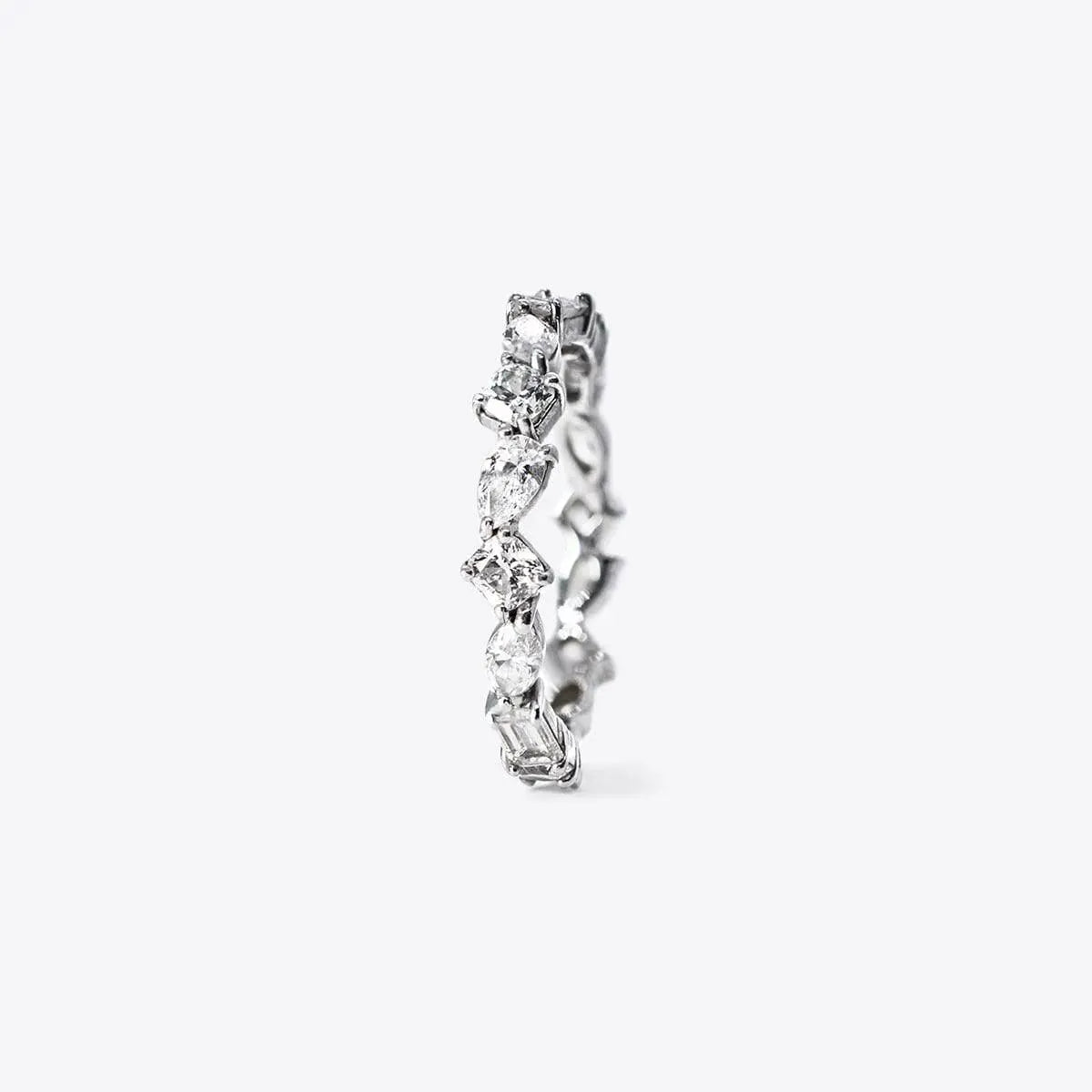 Olivia's Mixed Shape Diamond Eternity Band - With Olivia Grace - perfect piece to complement an initial necklace