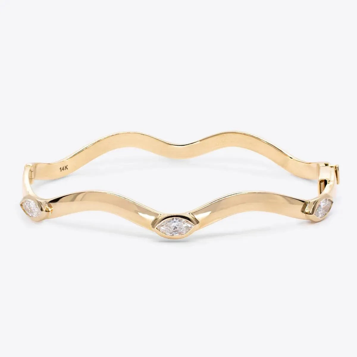 Marquise Taylor Wave Bangle - With Olivia Grace