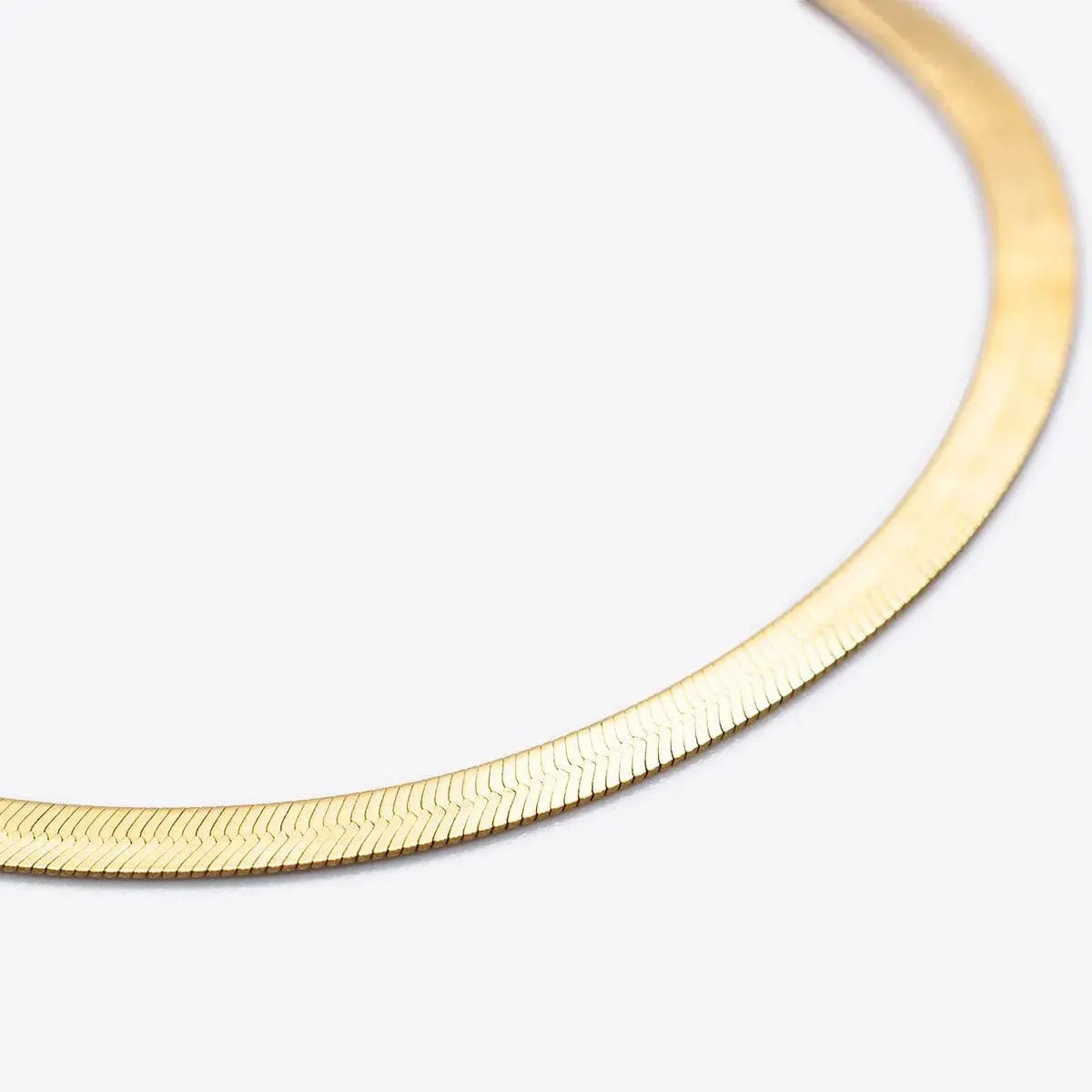 Herringbone Chain Bracelet - With Olivia Grace - perfect piece to complement an initial necklace