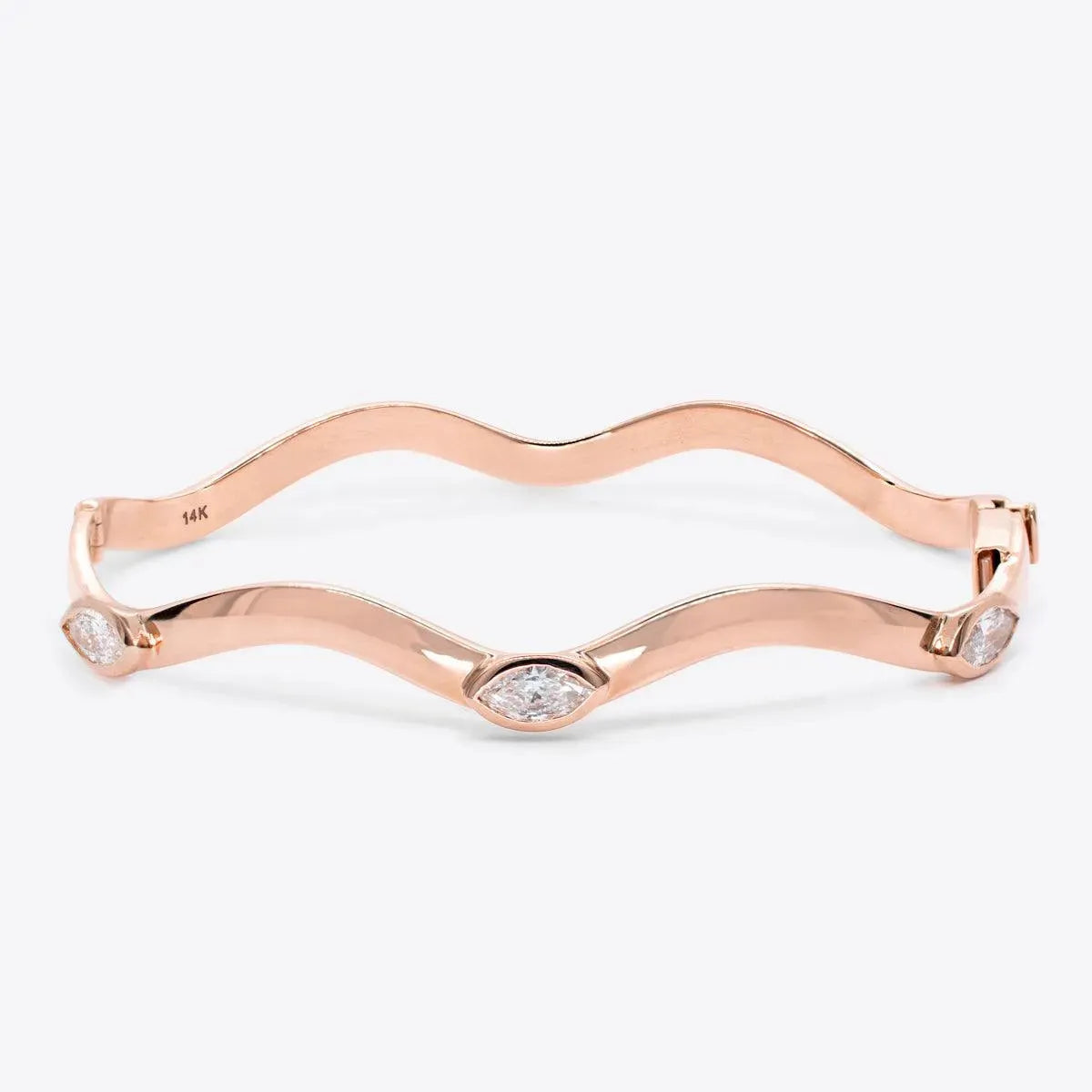 Marquise Taylor Wave Bangle - With Olivia Grace