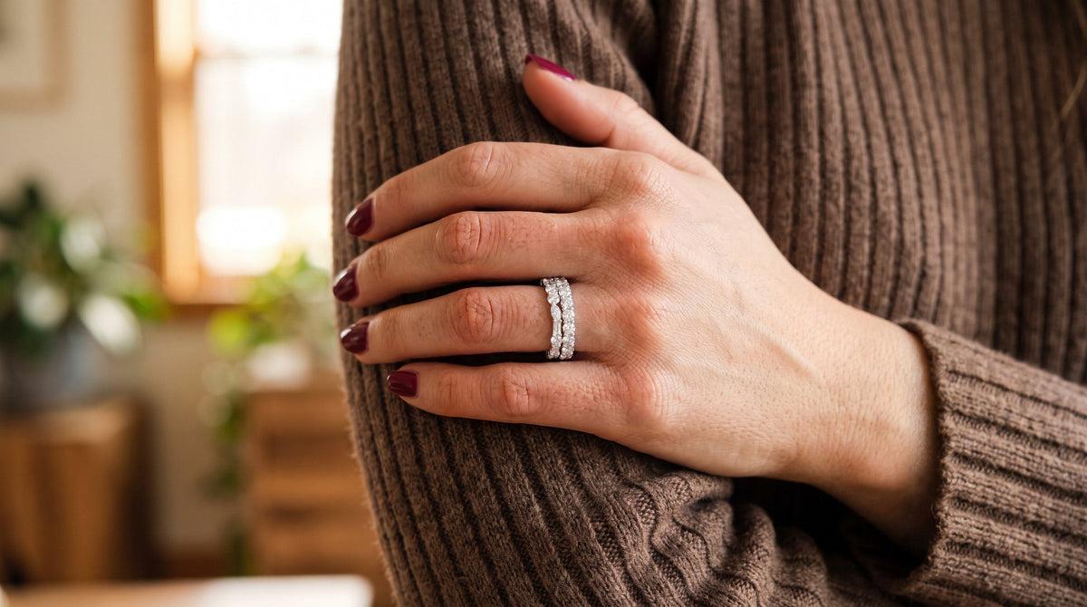Elegant rings to pair with your initial necklace
