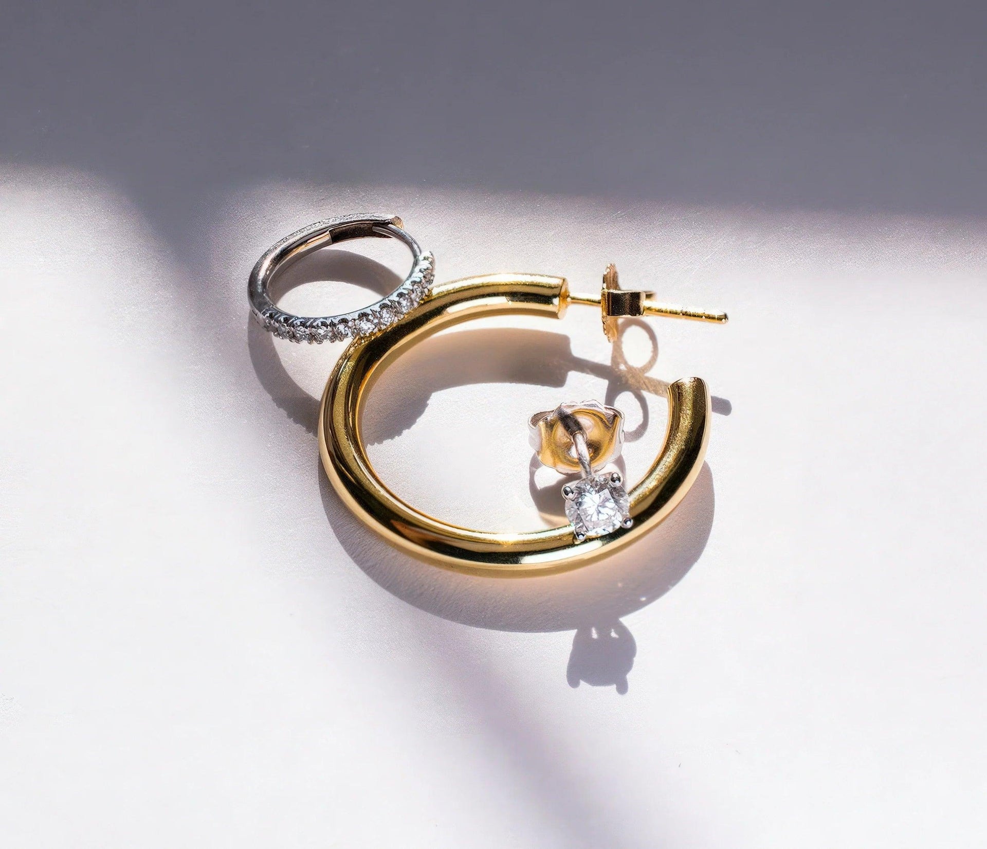 Stylish earrings perfect to pair with your initial necklace