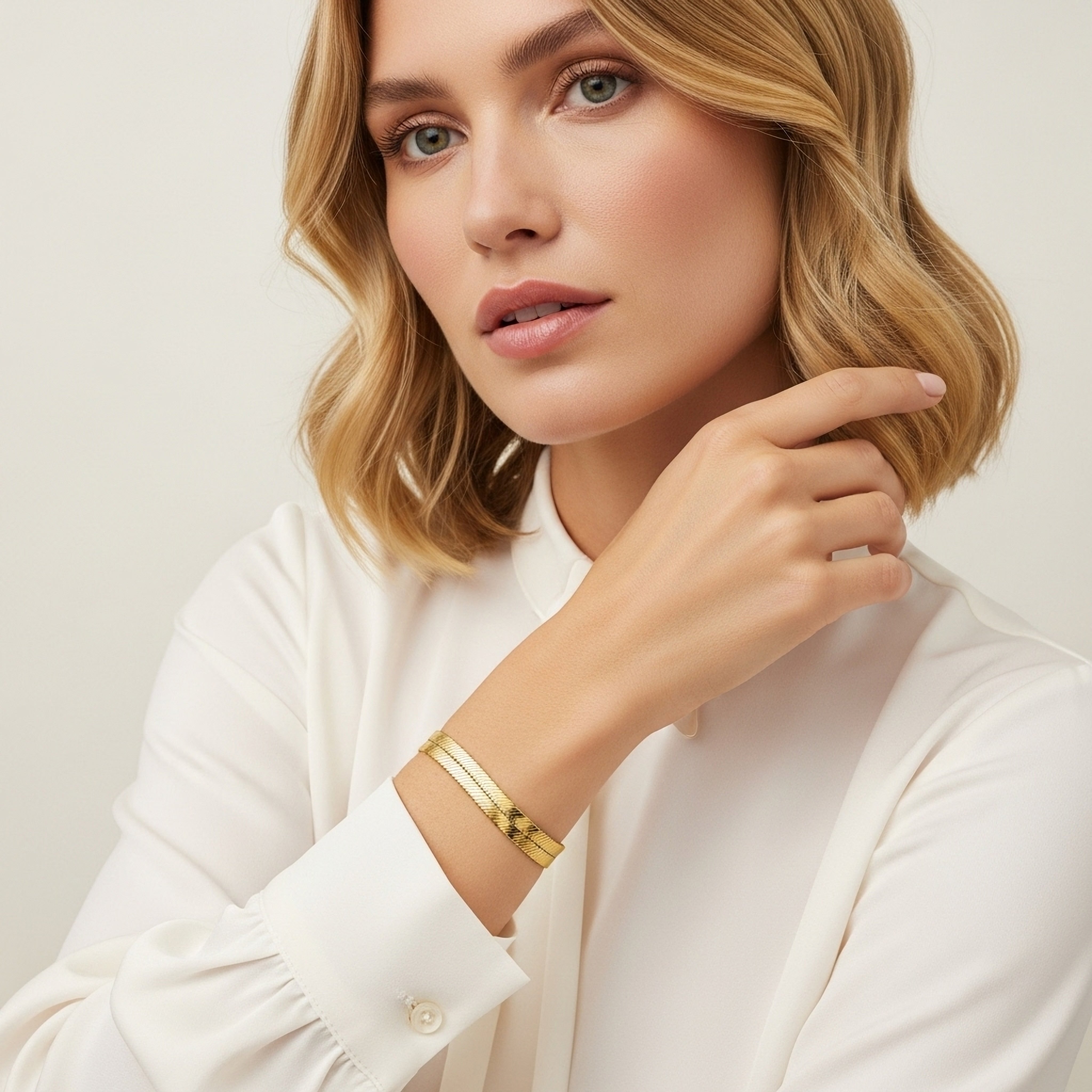 Herringbone Chain Bracelet