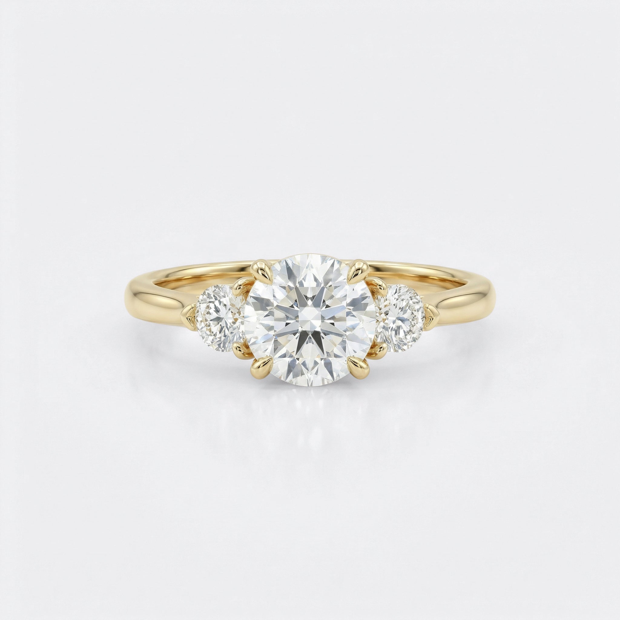 The Classic Three Stone Engagement Ring