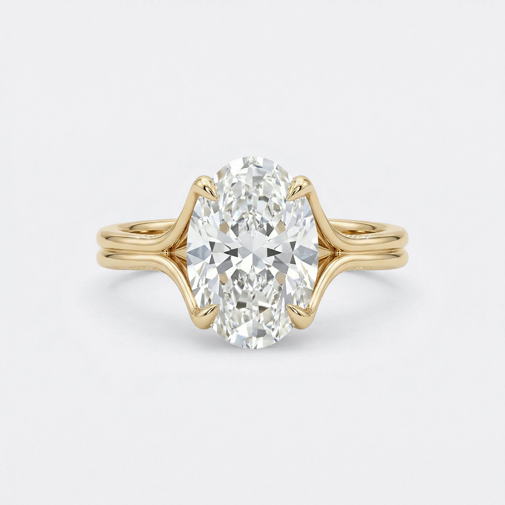 The Classic Double Band Engagement Ring