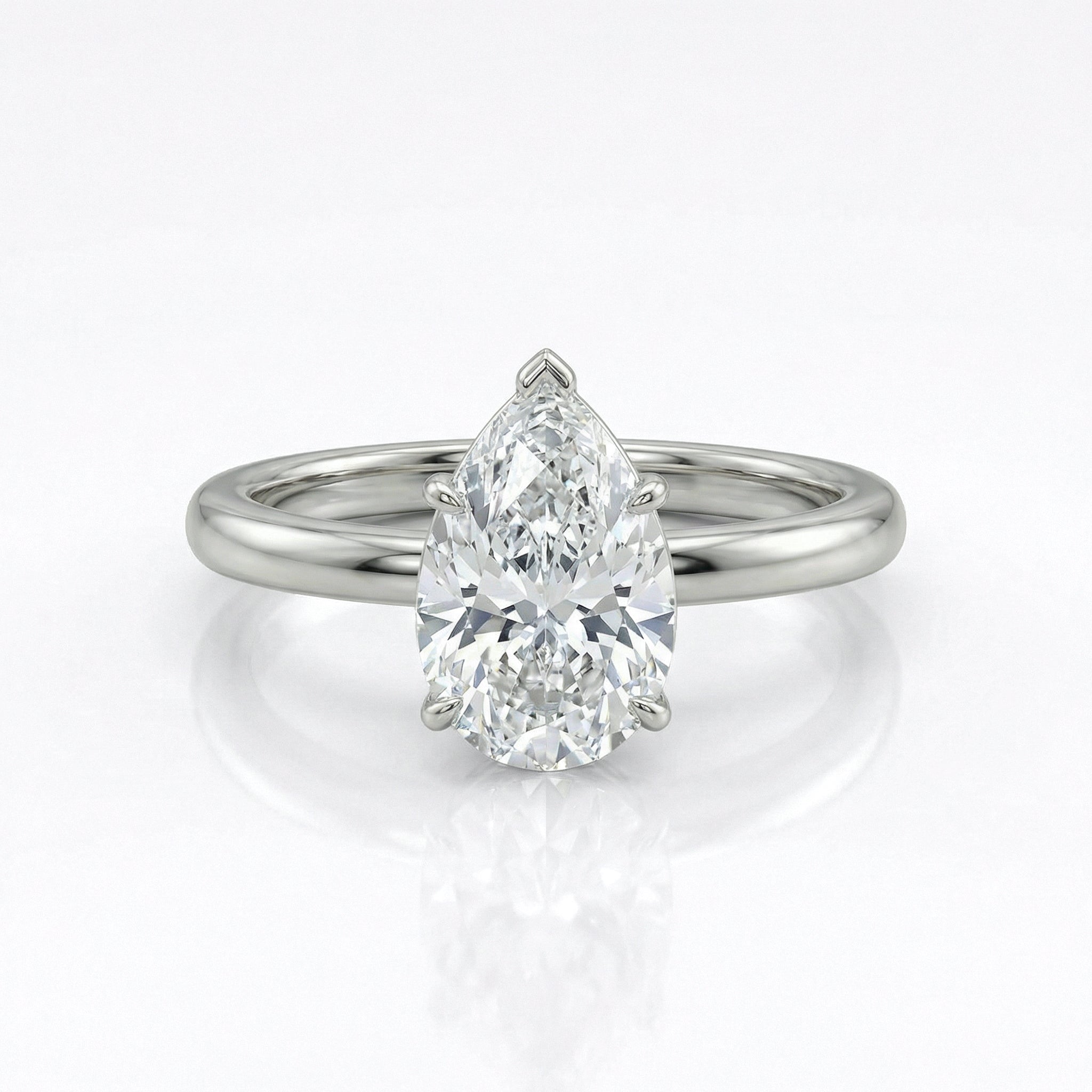 The Classic Engagement Ring with Hidden Halo