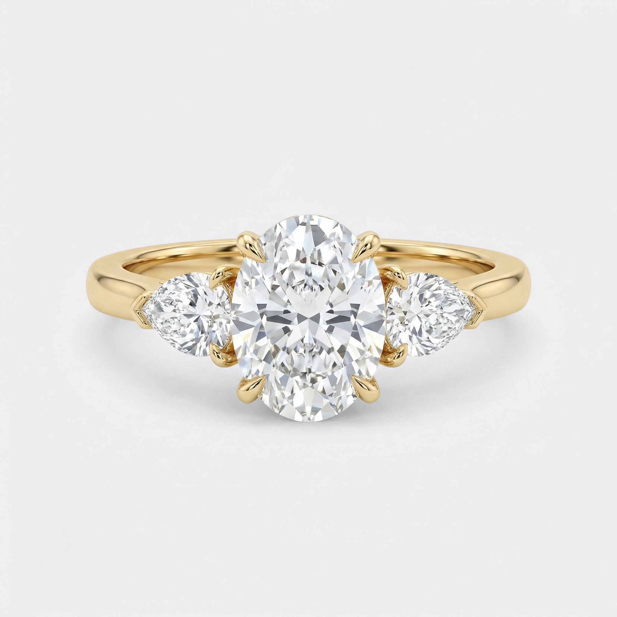 The Classic Three Stone Engagement Ring