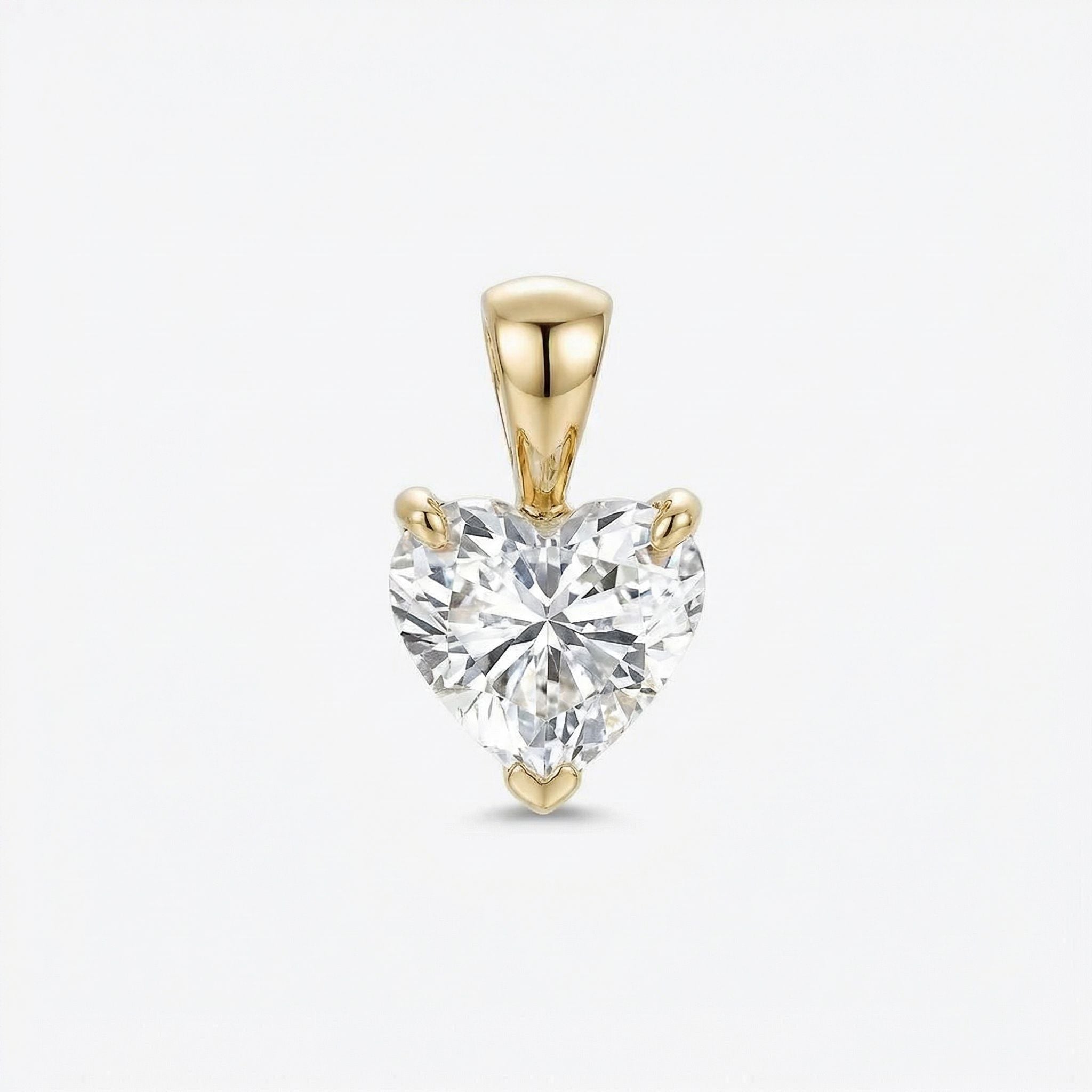 The Lila- Heart Diamond Pendant