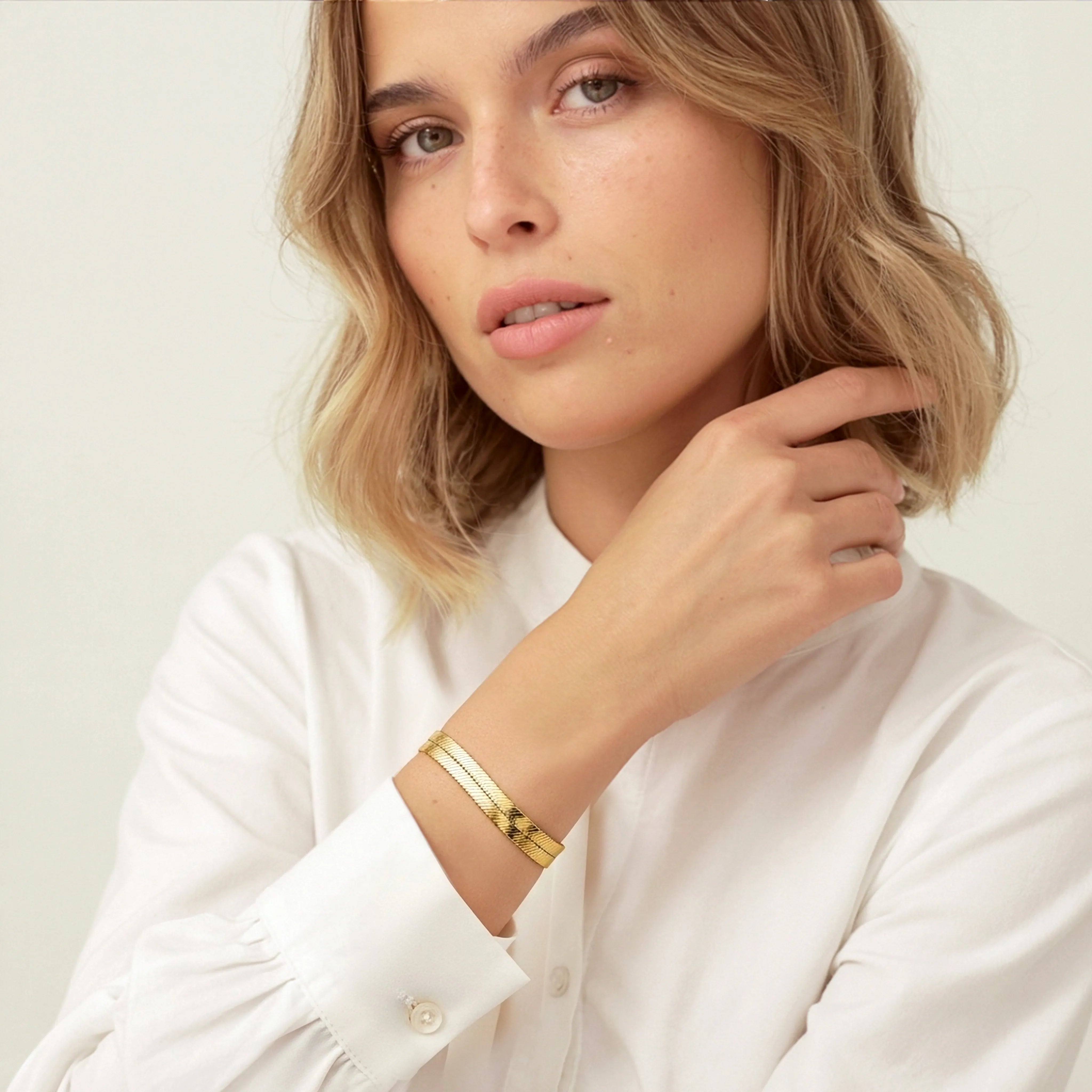 Herringbone Chain Bracelet