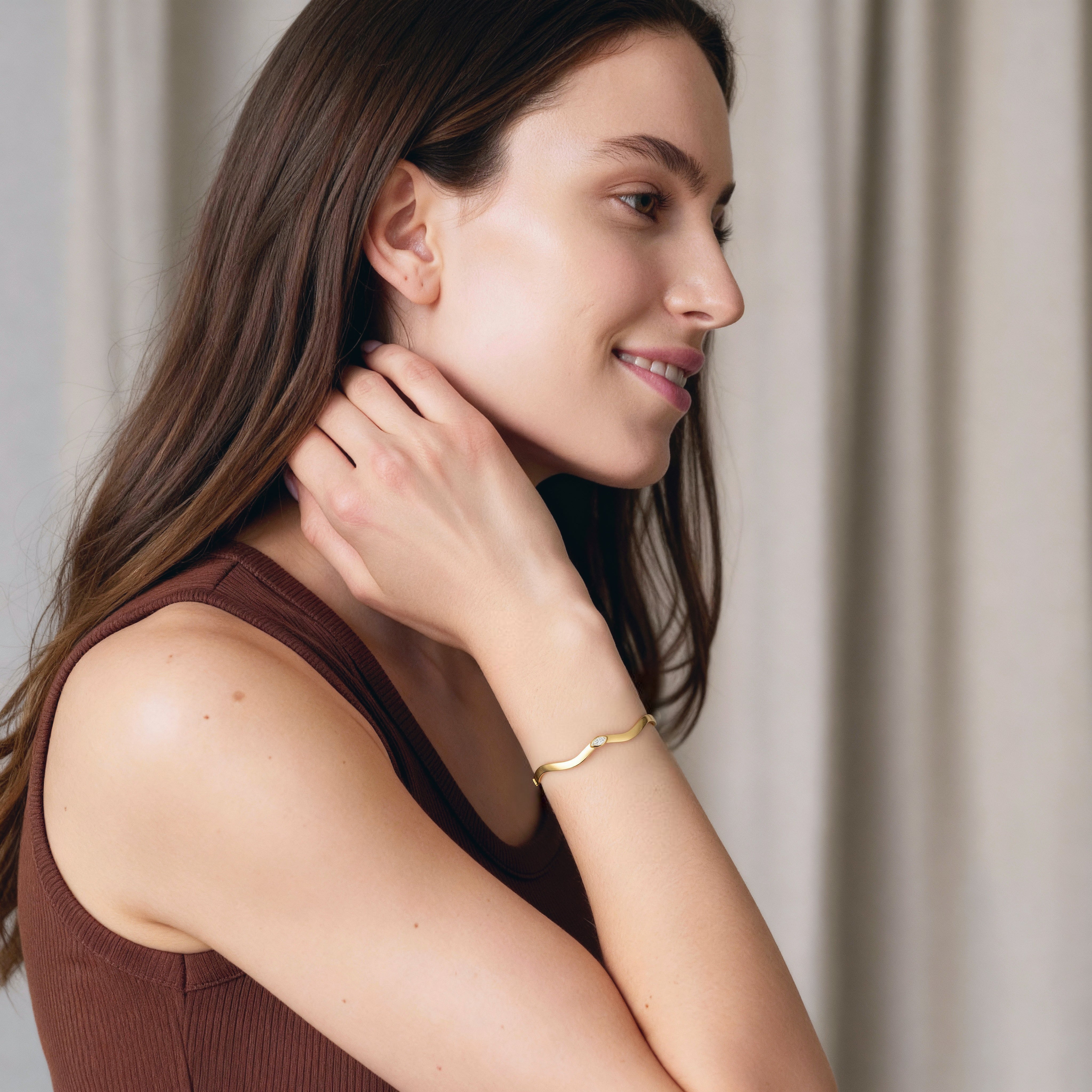 Marquise Taylor Wave Bangle