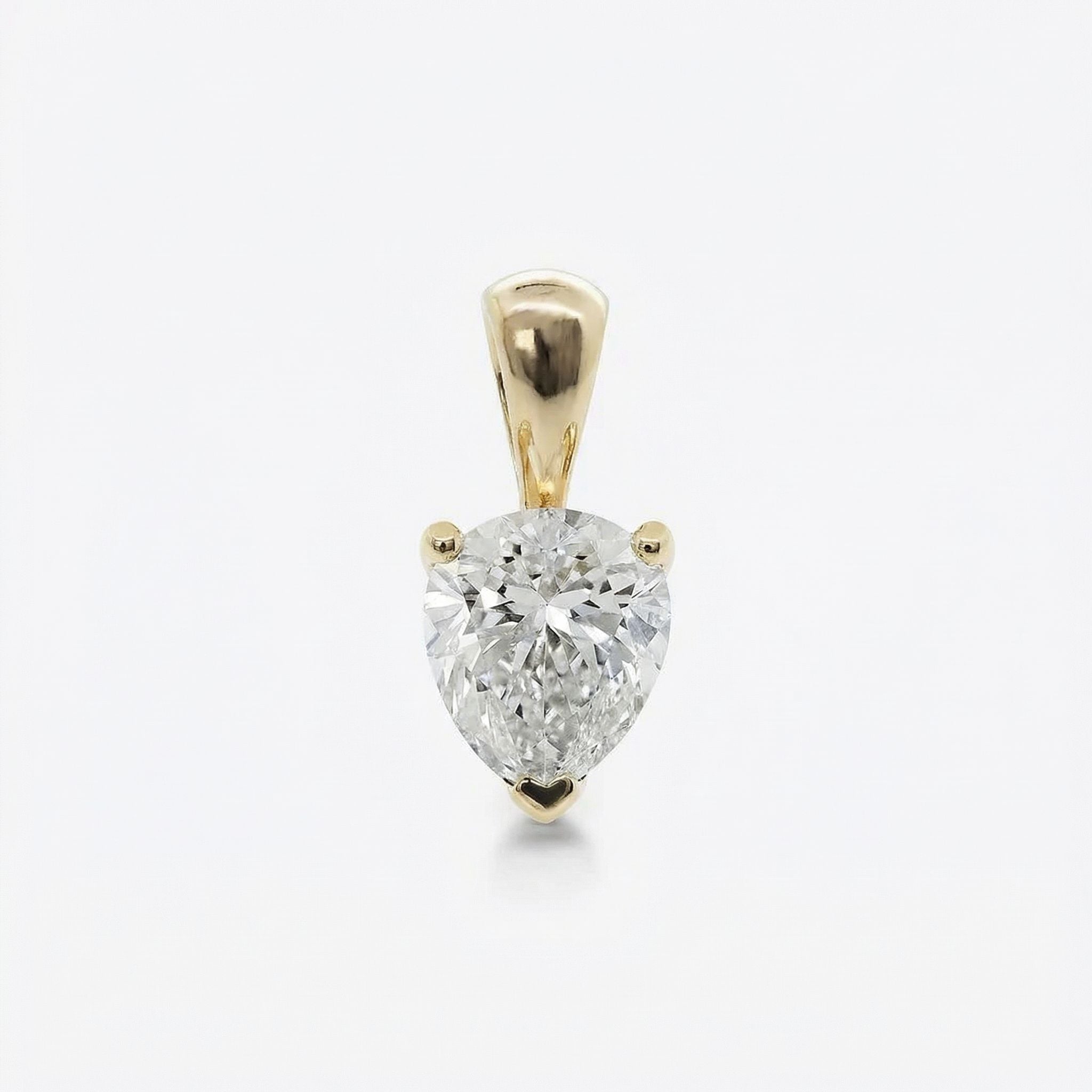 The Lila- Pear Diamond Pendant