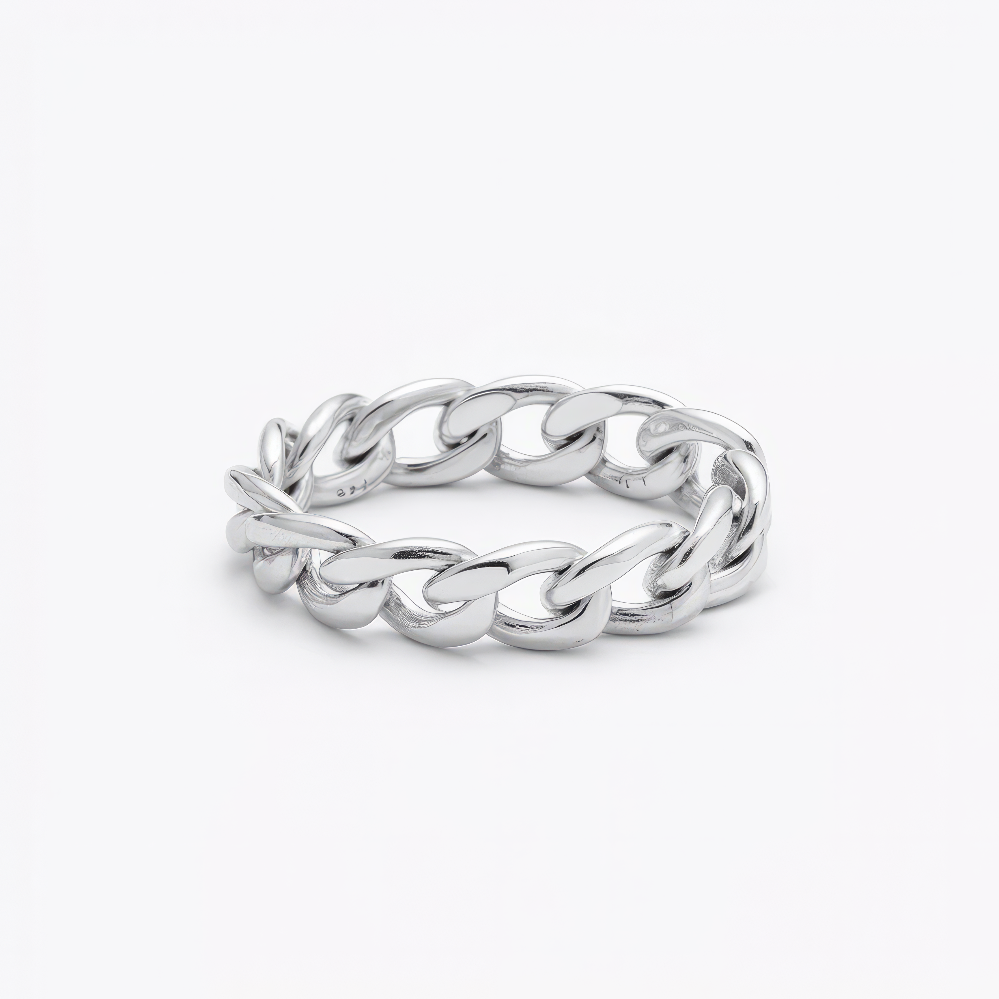 Simply Silver- Large Chain Ring