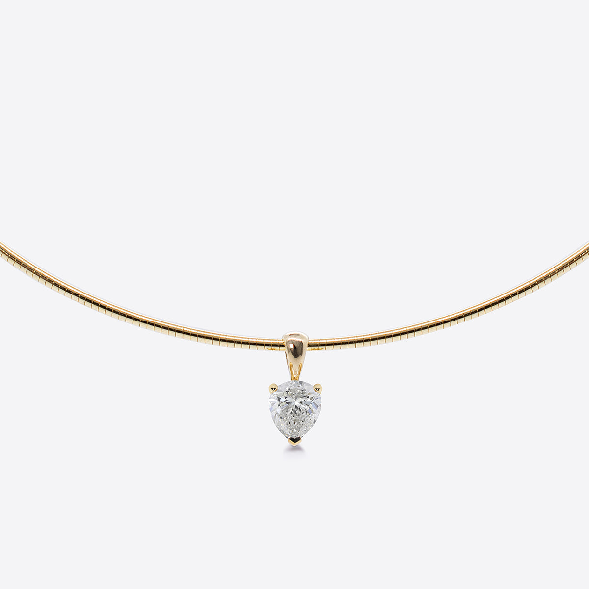 The Lila Necklace- Pear Diamond