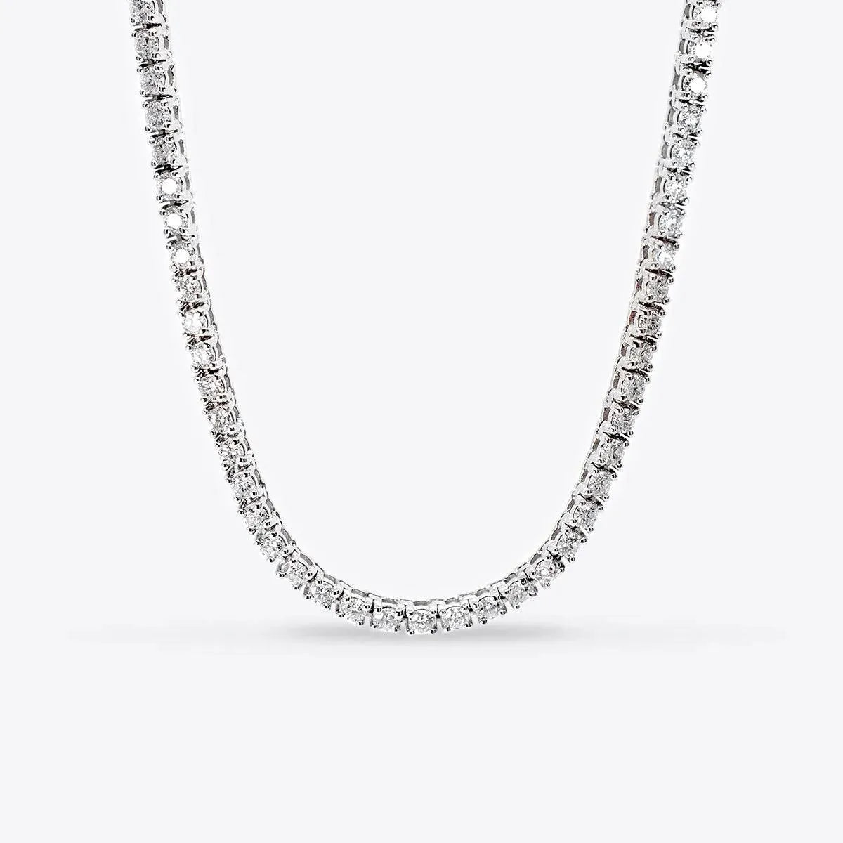 Classic Diamond Tennis Necklace - With Olivia Grace
