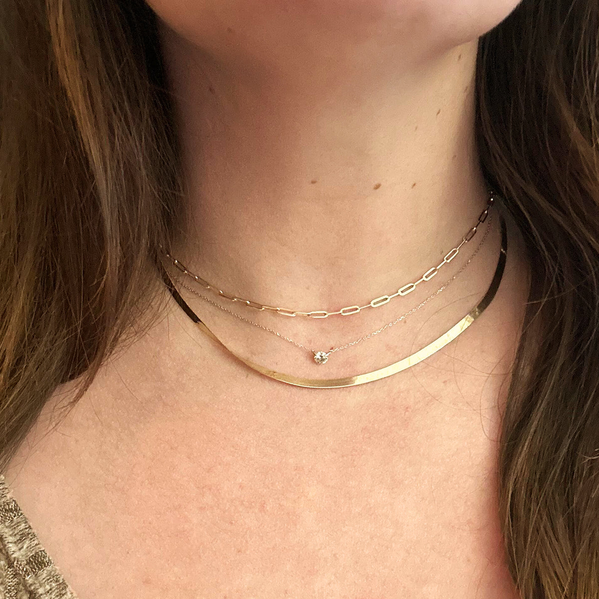 Herringbone Chain Necklace