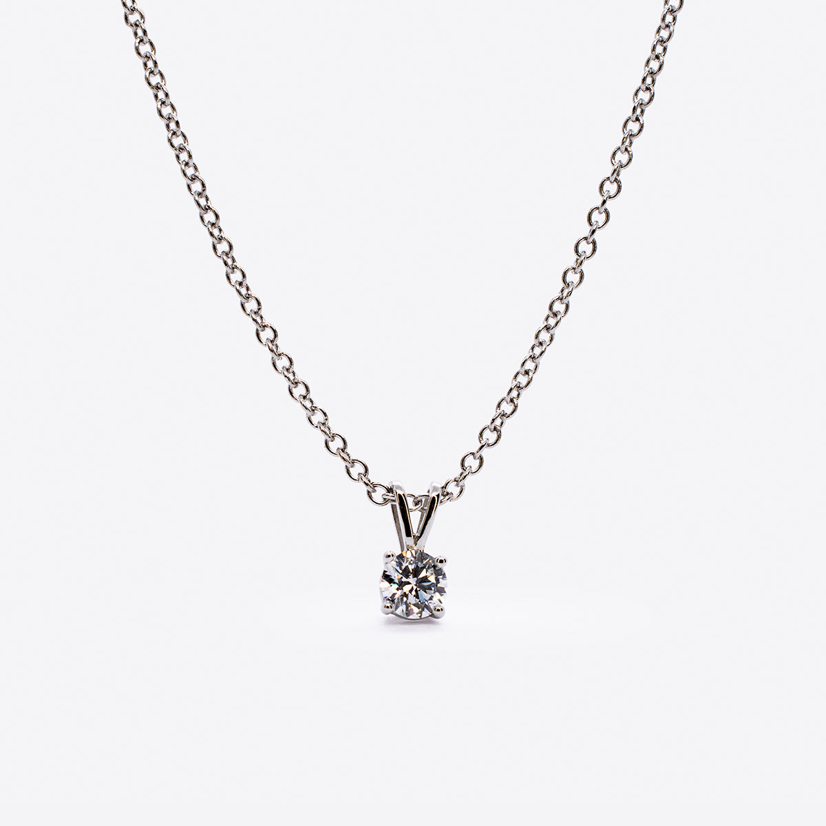 Diamond Solitaire Necklace