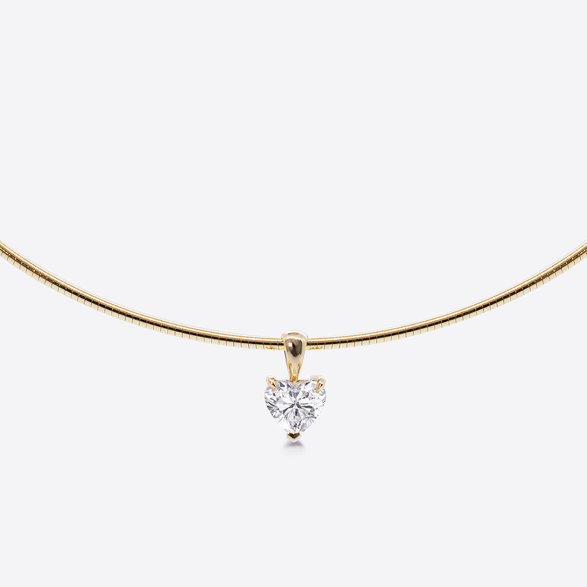 The Lila Necklace- Heart Diamond