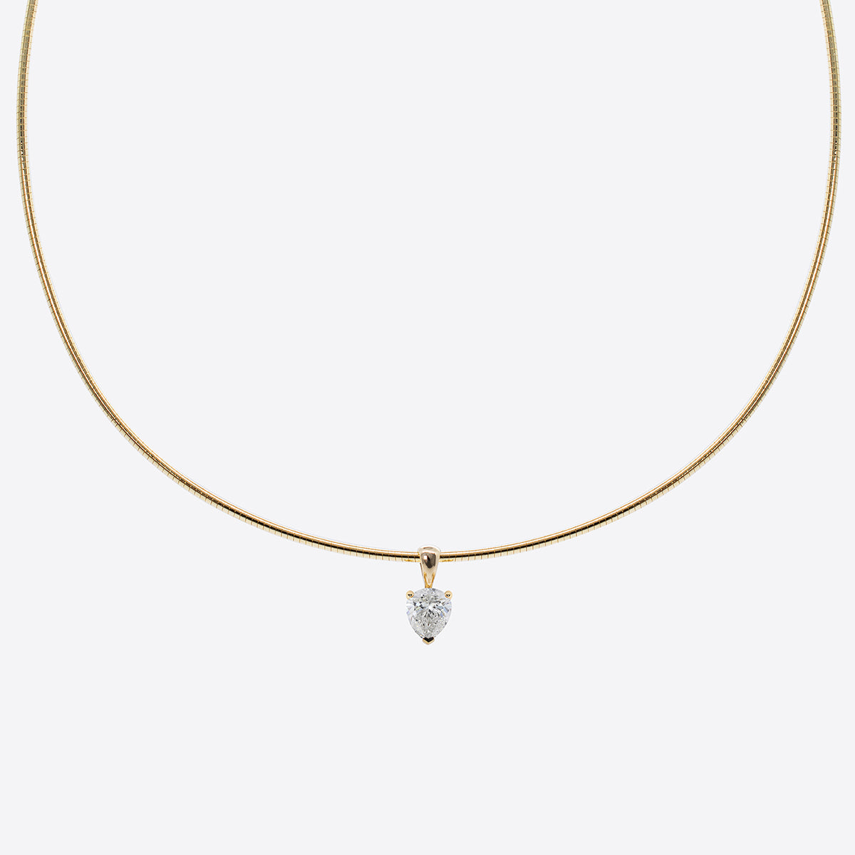 The Lila Necklace- Pear Diamond