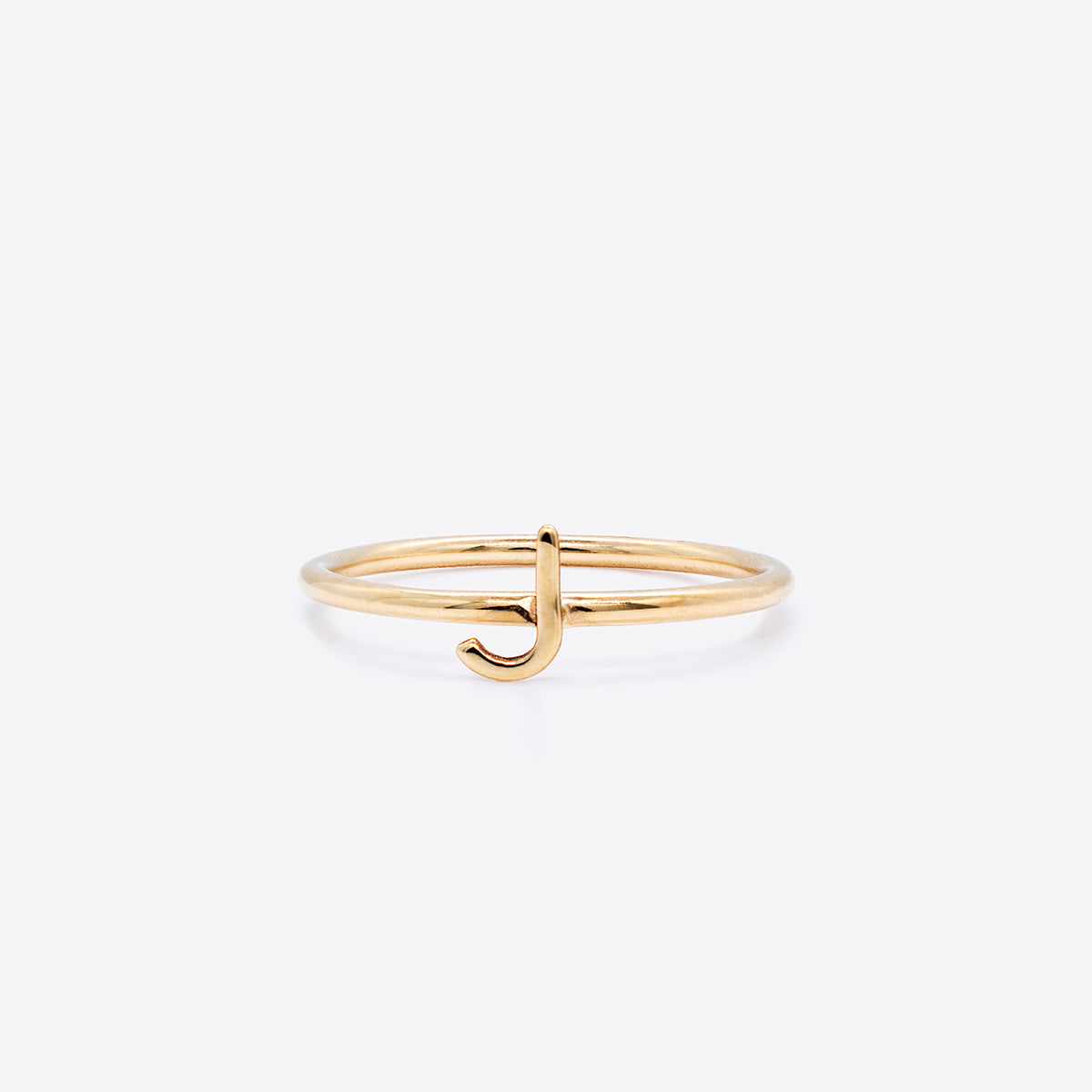 Gold Initial Ring