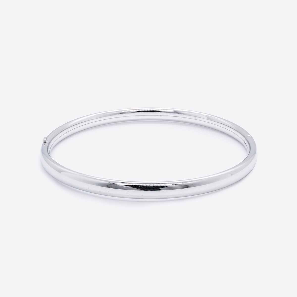 Simply Silver- Small Round Bangle