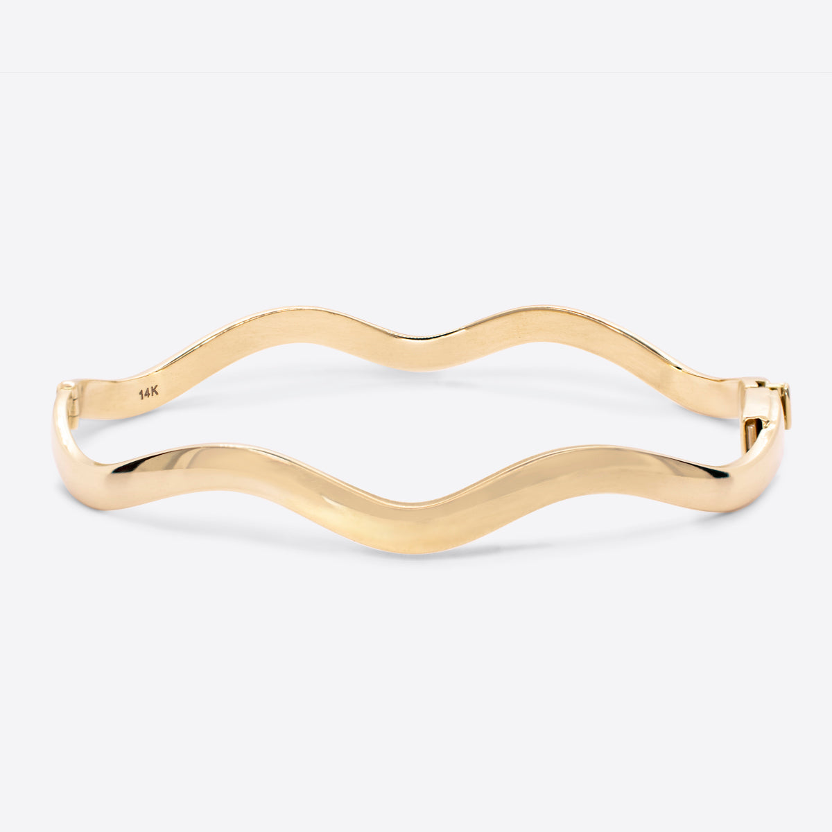 Gold Taylor Wave Bangle